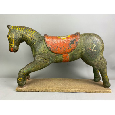 Painted Wooden Childs Fairground Horse